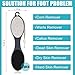 Yclin Foot File Callus Remover-3 Pcs 4 in 1 Foot Scrubber Dead Skin Remover for Feet,Pumice Stone, Foot Rasp and Sand Paper for Home Foot Care,Foot Brush for Shower (Grey Pedicure Foot File)