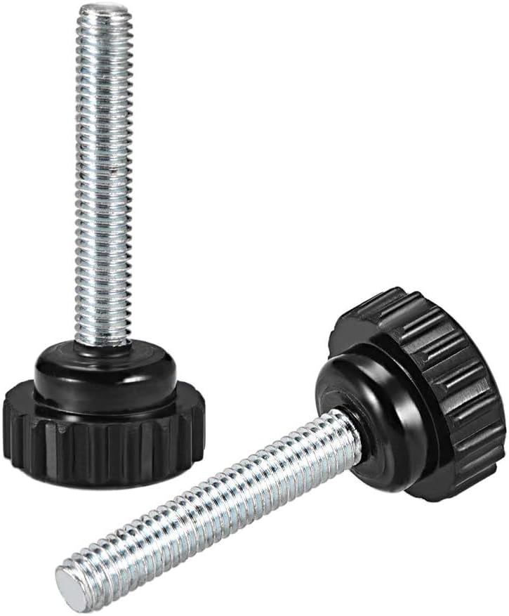 MACHSWON Knurled Clamping Knobs Saw Drill Press Lathe and Routing Jigs Packaging Machinery Printing Equipment Hand Clamping Handle Bolt Hand Knob Screw Replacement Parts M6 x 40mm 10pcs - Image 3