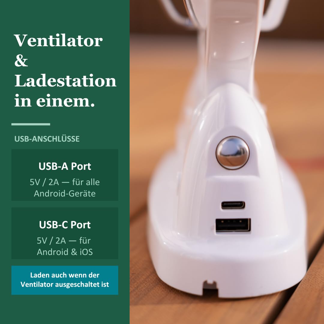 Portsea Arlo Wohnwagen Ventilator 12V/24V – Leiser Camper Fan mit Fernbedienung, Timer, LED & Insektenlicht, für Wohnmobil, Van, Caravan & Boot