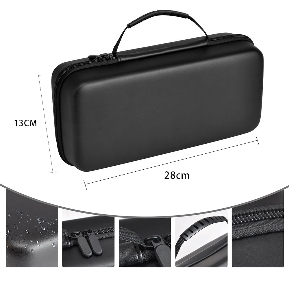 Etui Compatible avec MSI Claw A8 (Z2 Extreme), Antichoc Dur Protecteur Voyage Case, Portable Stockage Etui-Noir