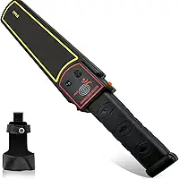 novavida Detector de Metais Portátil Profissional com Carregador Sensor Bastão Metal scanner alta sensibilidade segurança