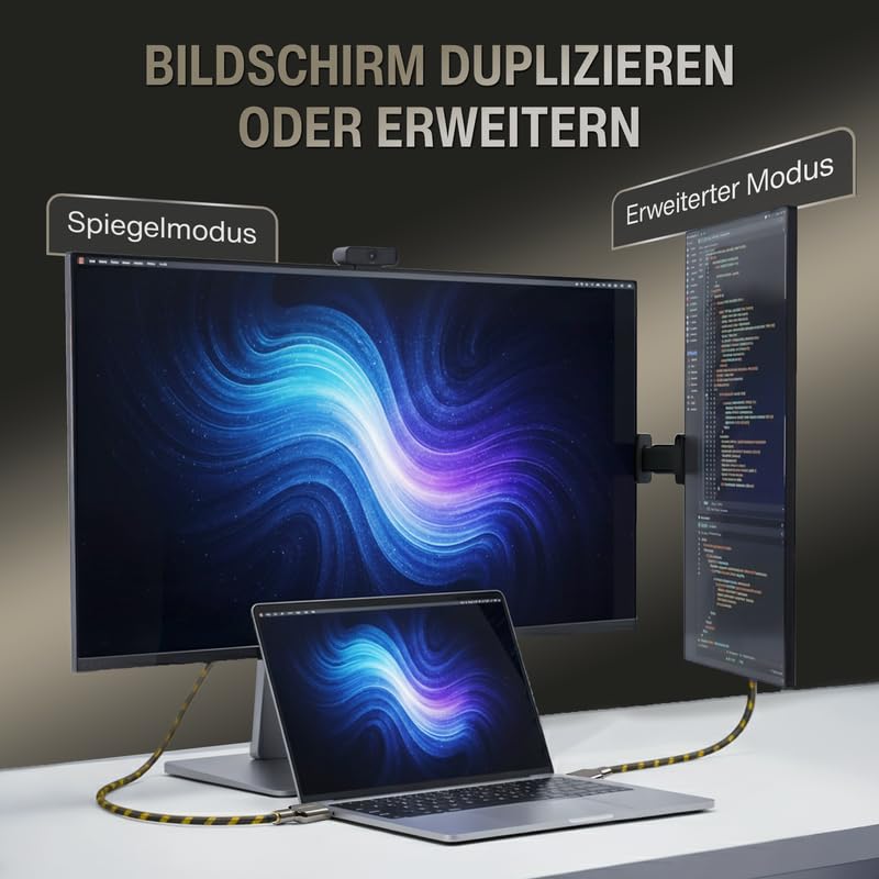 audio pirates SOPHIE - Cavo HDMI 2.1 – Parent (Luxury, 1 metro (confezione da 2)