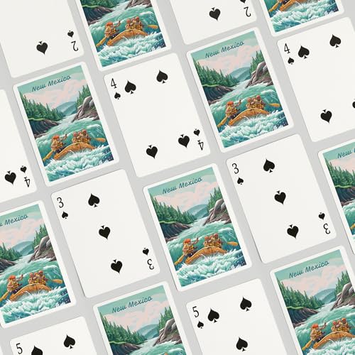 Baraja de Póker Lantern Press 52 cartas tamaño estándar miniatura 4