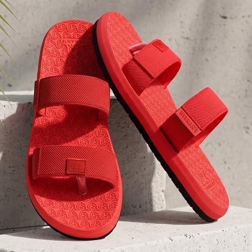 Image of Neeman's Commute Sandals for Men & Women | Adjustable Dual Strap Sandals | Cushioned Footbed | Ergonomic Comfort Sandals | Lightweight Everyday Casual Footwear