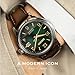 SEIKO SRPE45 Automatic Watch for Men - Presage Cocktail Time - Patterned Green Dial with Golden Numerals and Date Calendar, 50m Water-Resistant