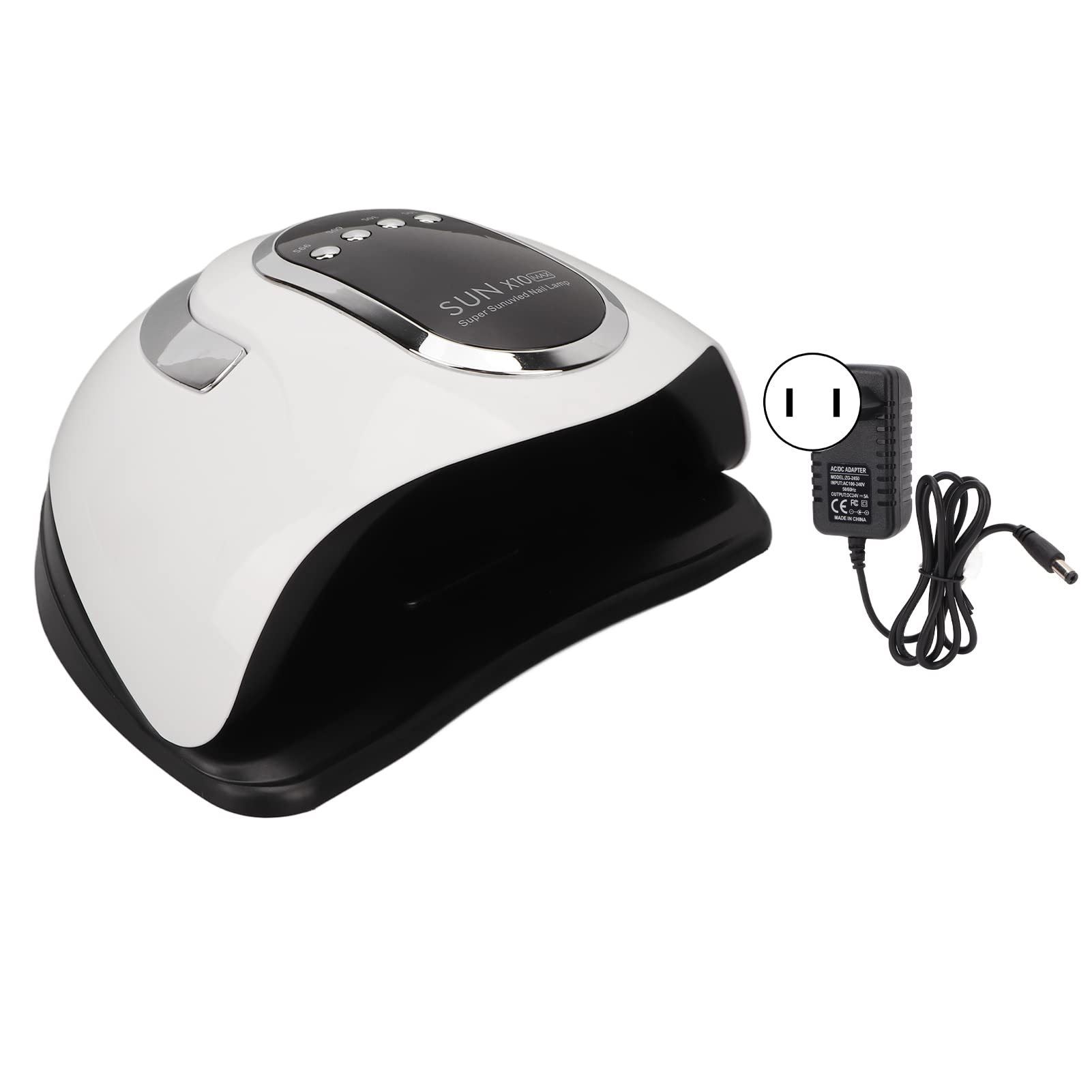 Beauty Empire LED Nail Lamp, Nail Polish Dryer, Gel Polish Lamp, 4 Timers Handheld with Removable Bottom Plate 280W 100‑240V(US Plug)-image-40