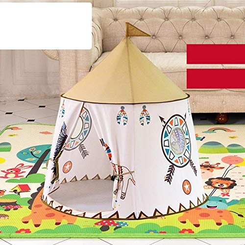 Tenda infantil Leão Casa de brincar para crianças Sala de armazenamento de brinquedos Tenda de brinq