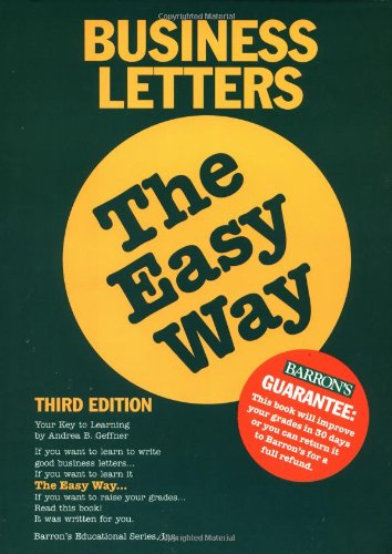 Buy Business Letters the Easy Way (Barron's Easy Series) — BookShops.in