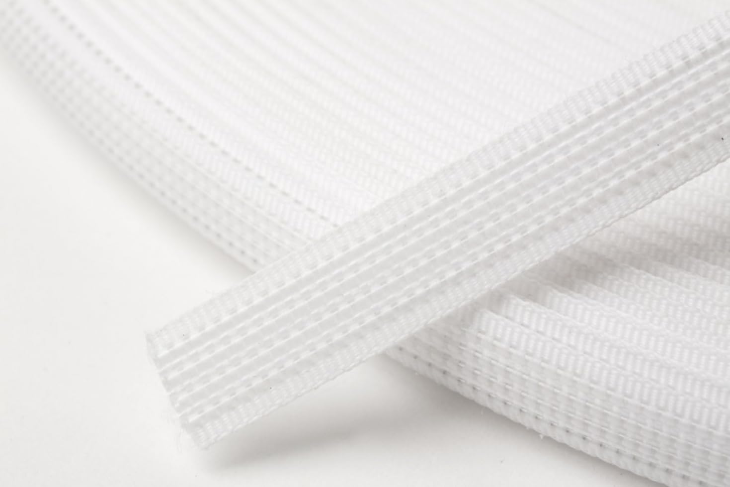 8mm Hemline Uncovered Polyester Boning White - per metre