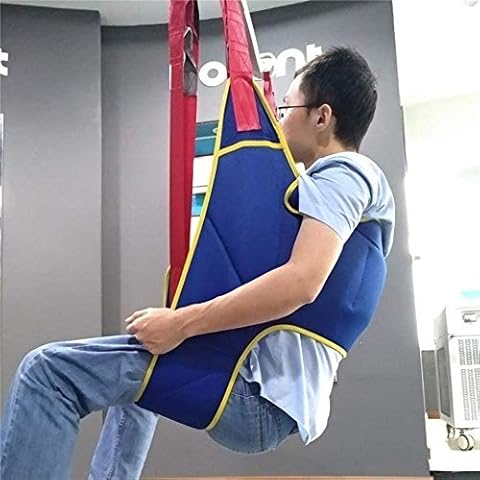 WLKQ Patient Lift Sling Patient Aid Toileting Sling Patient Lifter Medical Lift Equipment Bariatric Handicap Lift Commode Sling Medical Transfer Belt with Four Point Support Full Body Sling Cover