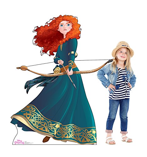 Image of Cardboard People Merida Life Size Cardboard Cutout Standup - Disney Princess Friendship Adventures