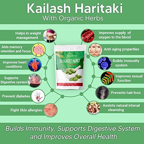 Kailash Herbals Organic Haritaki Powder