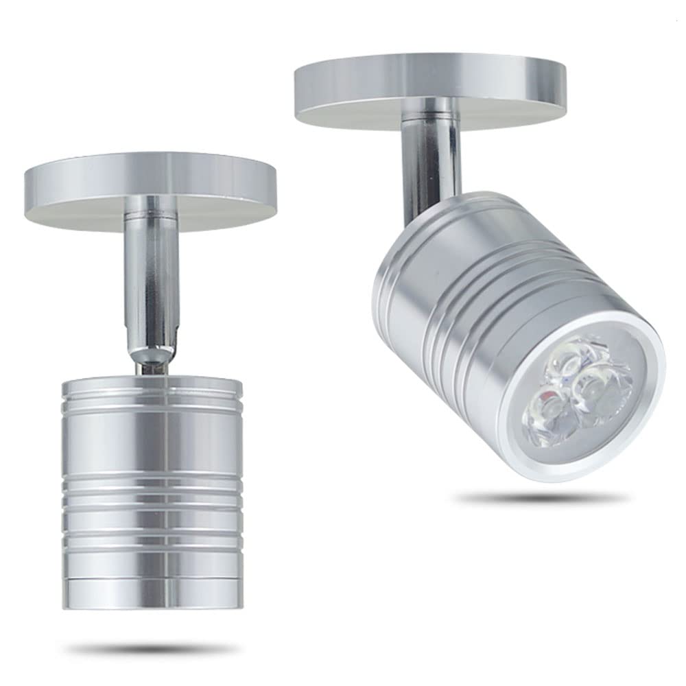 Luz empotrada de techo LED blanca de 5W y lámpara de pared ajustable para vitrinas