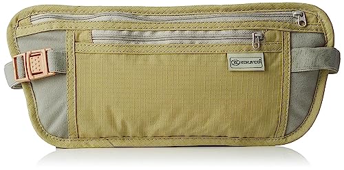 Highlander Portemonnee voor de riem met 2 zakken, beige, MB102