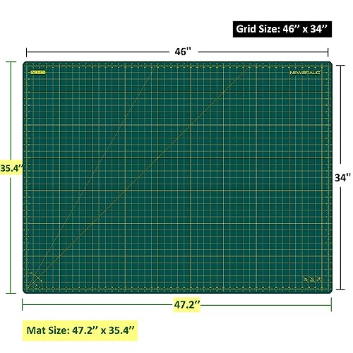 Newbraug A0 36'' × 48'' Large Self Healing Cutting Double Sided 5-Ply Mat thumb #5