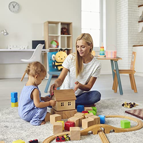 Table enfant avec 2 chaises pour aménager un coin salon multicolore ludique