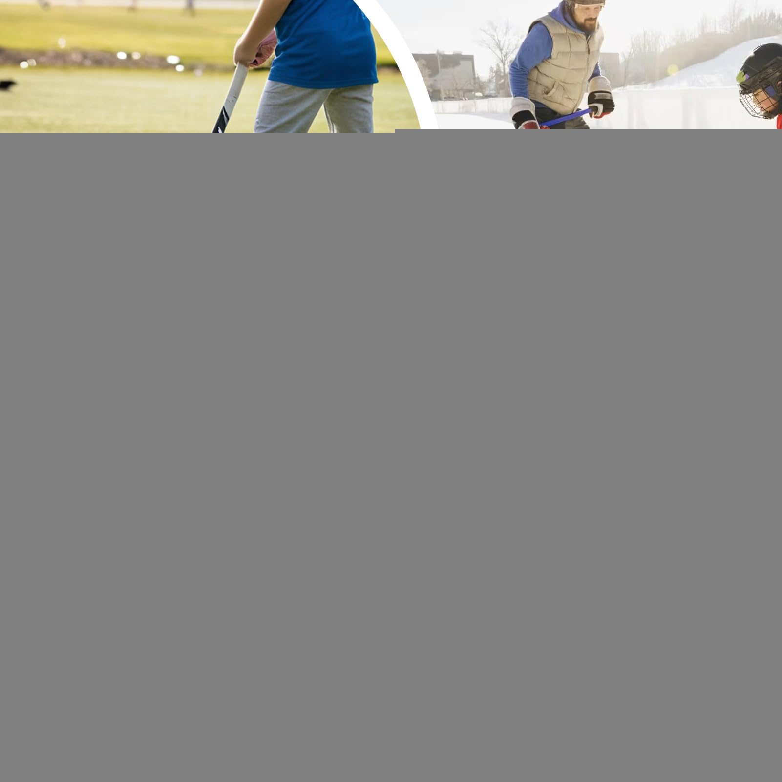Generisch Set di mazza da hockey per bambini, set di mazza da hockey su