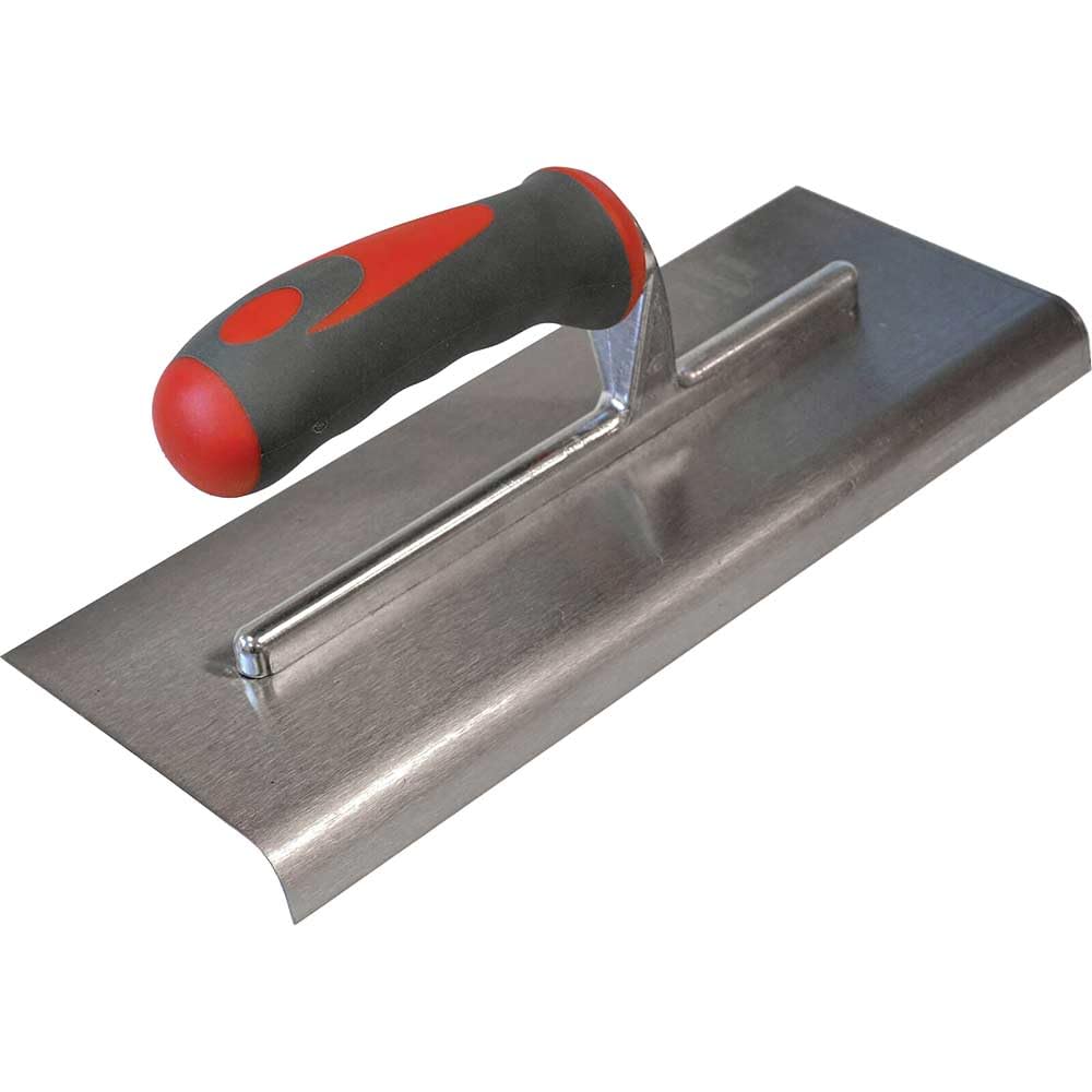 Faithfull FAISGTEDGE11 Soft-Grip 11 Inch Concrete Edging Trowel 280 x 120mm (11in x 4.3/4in)