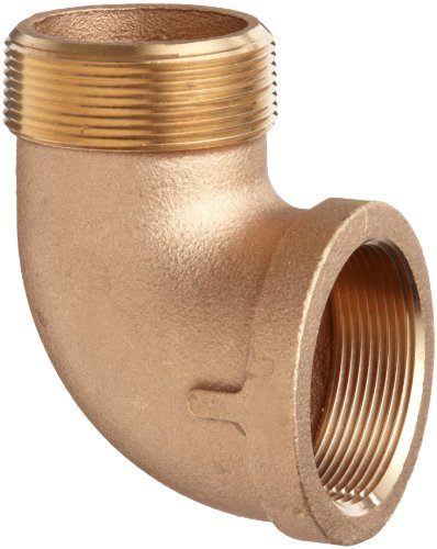 Lead Free Brass Pipe Fitting, 90 Degree Street Elbow, Class 125, 3/4