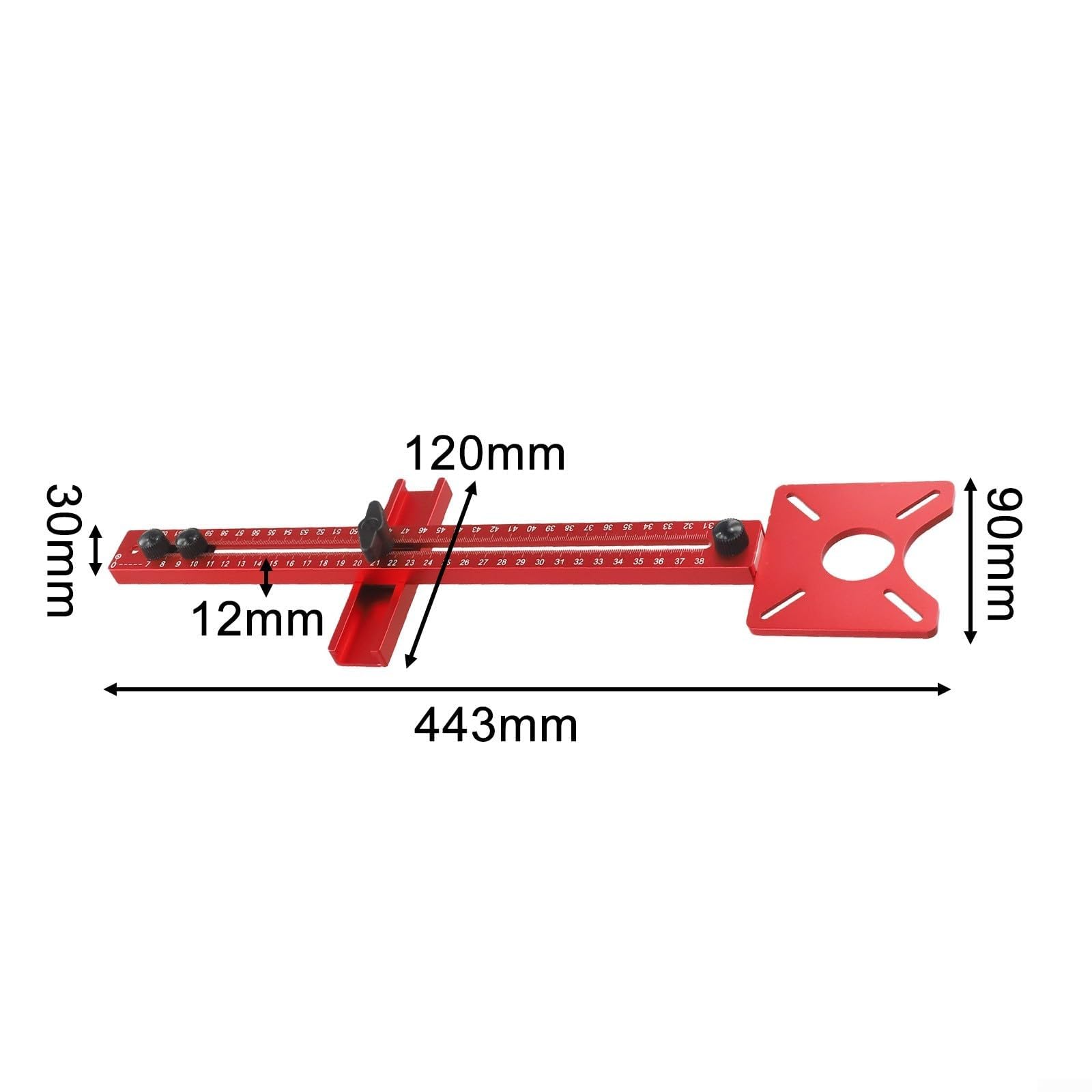 Support de fraisage circulaire, outil parfait pour créer de beaux bords en bois