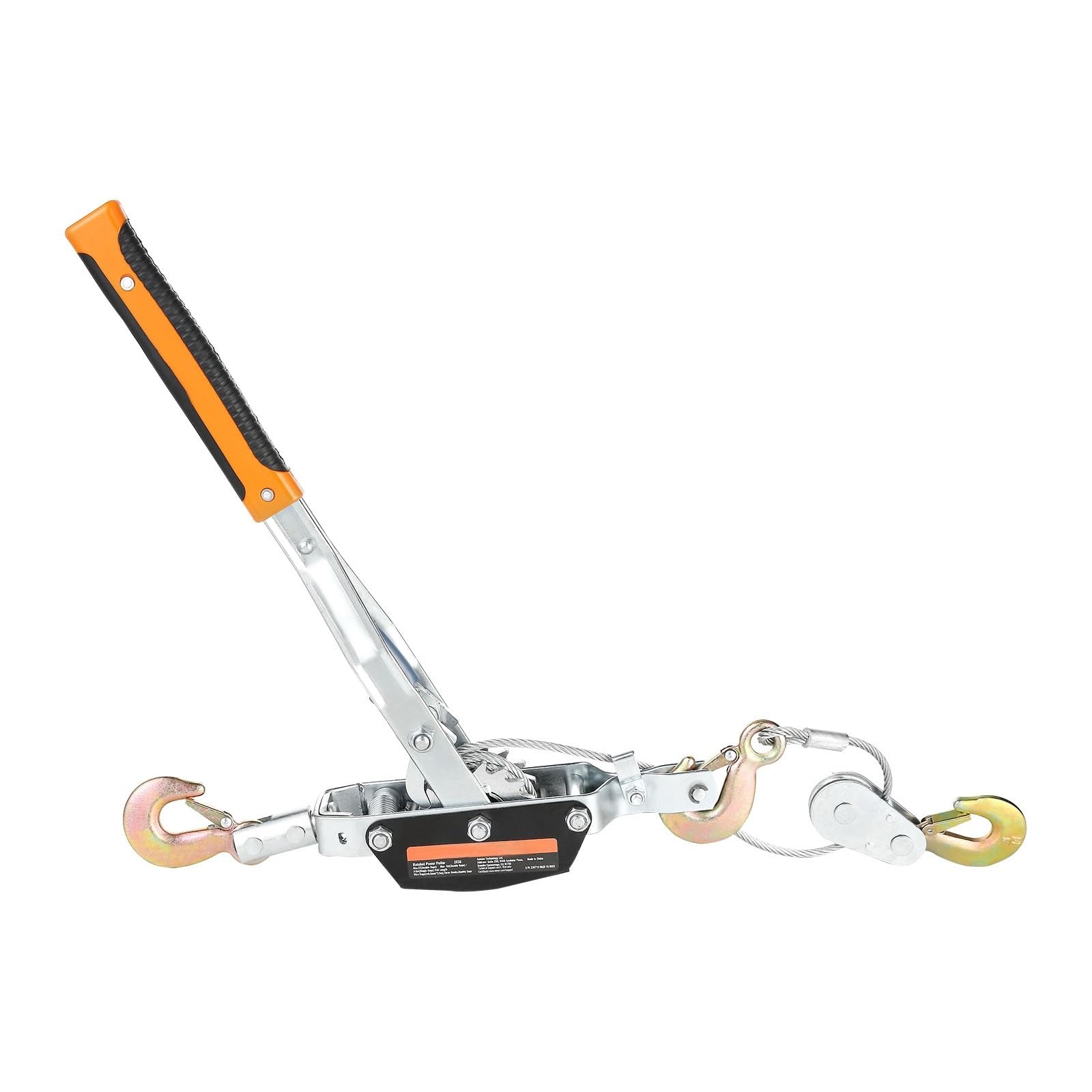Argani elettrici 5T Vieni con l'attrezzo per l'estrattore di potenza del cricchetto dell'argano con l'estrattore del cavo automobilistico della gru del cavo d'acciaio di 11,5 piedi Paranco Elettrico