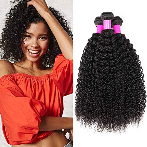 BLISSHAIR 3 Tissage Bresilien Cheveux Brésilien Mèche Perruques Humain Hair Naturel Afro (141618)