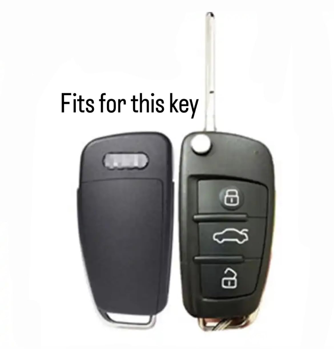 Cover In Silicone Per Chiave Audi Con Keyless - Protezione Nera Per Modelli 2016-2017 - Foto 3