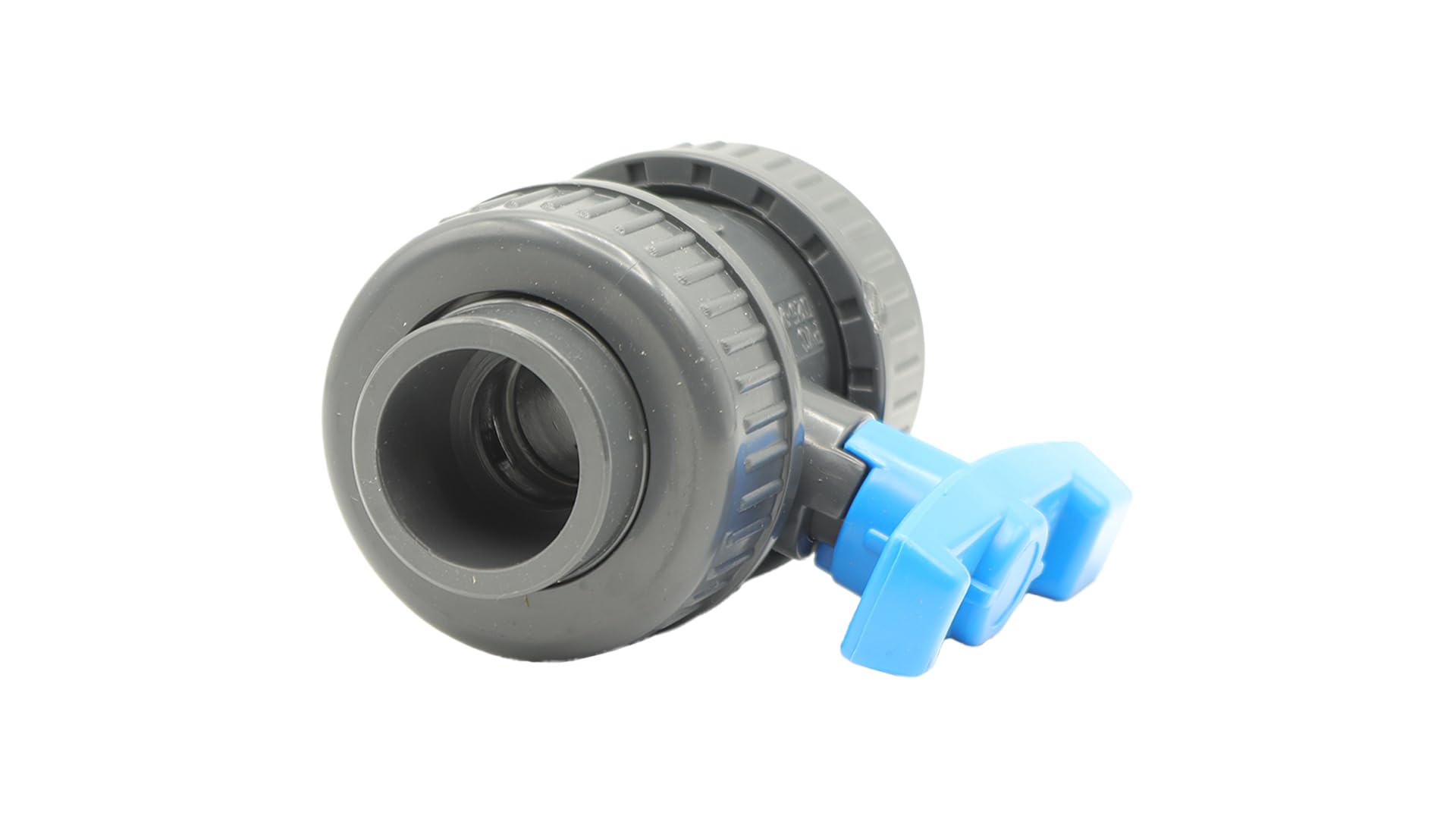 Essential Series Double Union Ball Valve – Heavy-Duty PVC, Easy Service Design, Superior Seal – Ideal for Ponds, Plumbing & Water Systems (1")