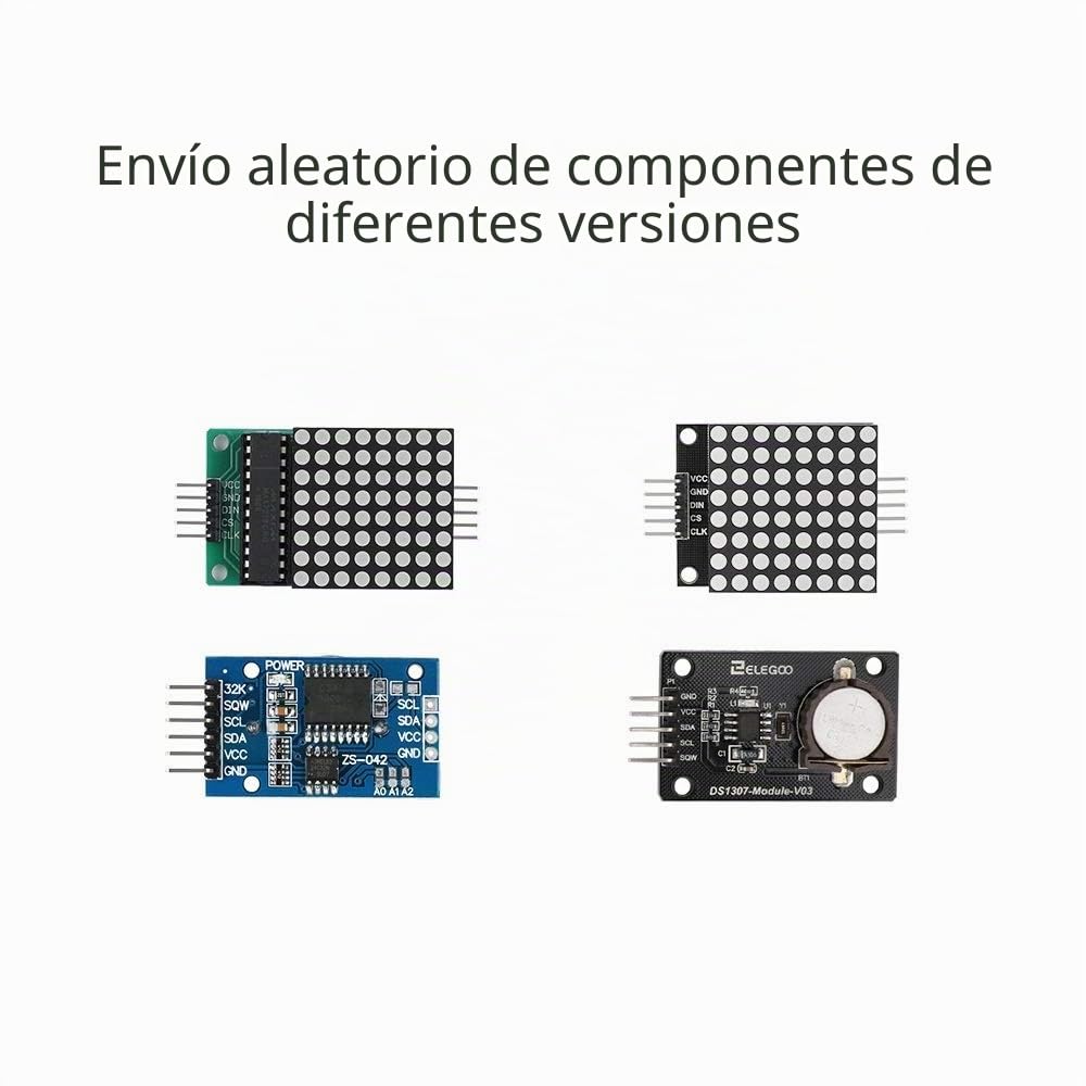 ELEGOO Conjunto Mas Completo Compatible con Arduino IDE Mega 2560 and ELEGOO Actualizado 37-en-1 Kit de Módulos de Sensores
