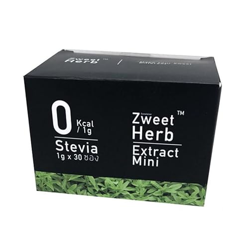 Zweet Herb, Extract Mini Edulcorante de Stevia, 1.06oz Paquete de 1 unidad