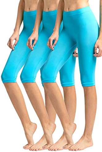 MOPAS Women's Ribbed Waistband Knee 