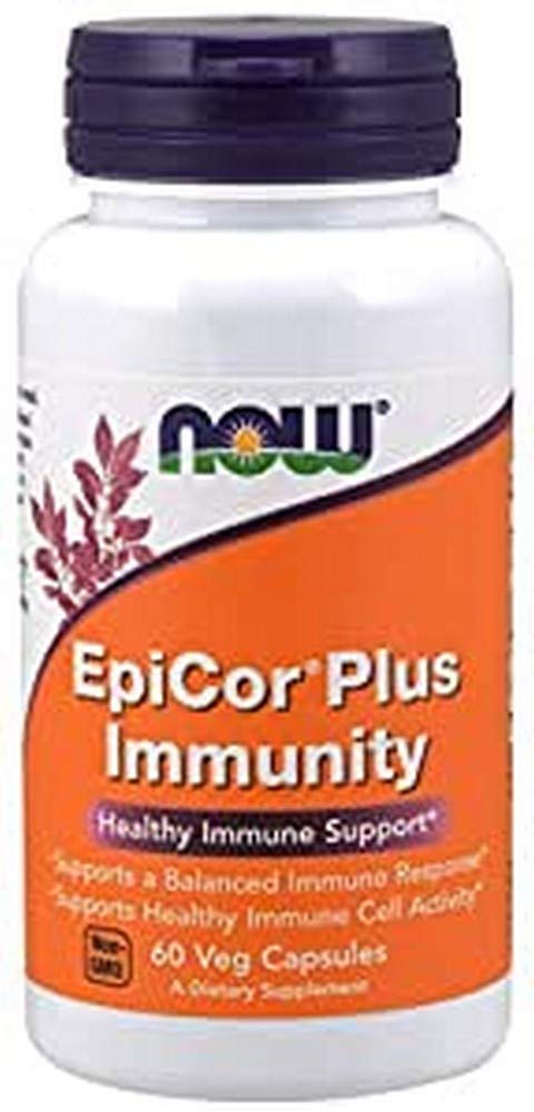 NOW Supplements, EpiCor® Plus Immunity with Vitamin C, Healthy Immune Support*, 60 Veg Capsules