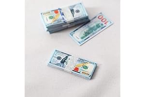 Miniature Money for Dollhouse Decoration