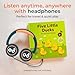 Cali's Books Five Little Ducks Nursery Rhymes Book for Toddlers - Sound Books for Toddlers 1-3, Headphone Jack, Musical Book with Sound Button and 6 Songs