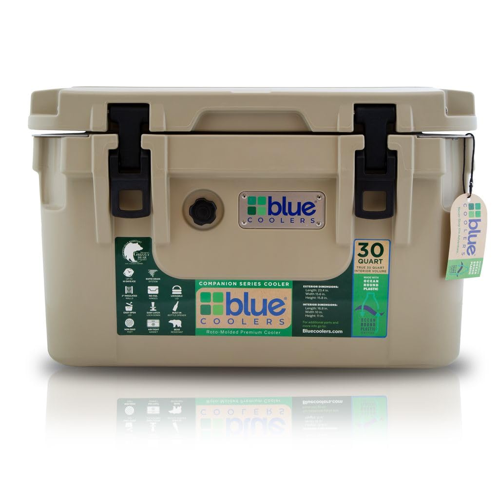 Blue Coolers Ocean Plastic Cooler