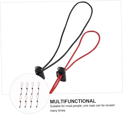 Miniatura 7 de Yardwe 8pcs almacenamiento fijo cuerda correa de plástico en pie