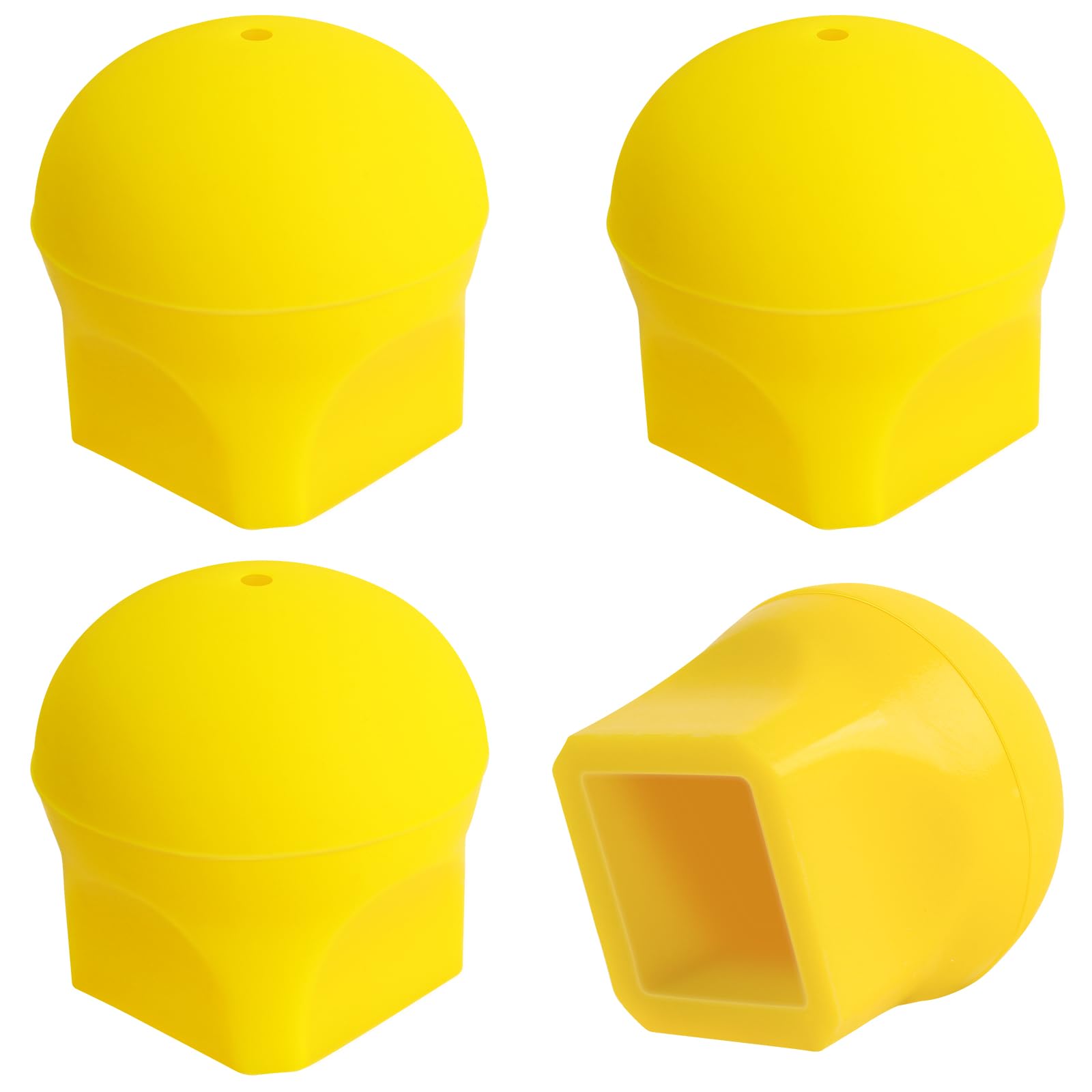 AxfvdLadder Standoff Stabilizer Pads for Werner Little Giant Extension Ladder Stabilizer Rubber End Caps - 4 Pack (Yellow)