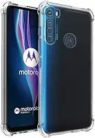 Capinha Silicone Transparente Antichoque Compatível com Moto One Fusion Plus