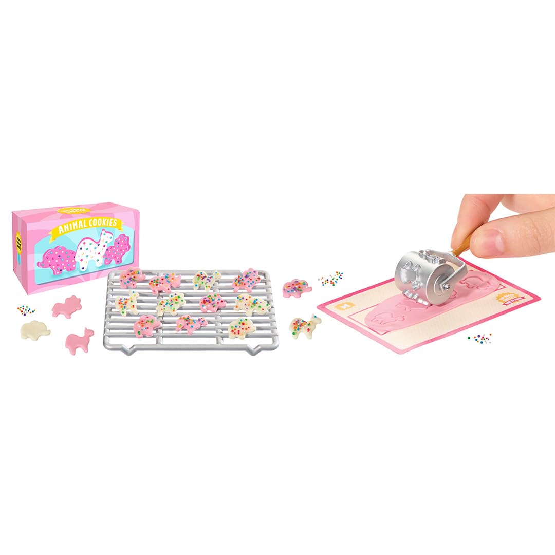 MGA Miniverse Make It Mini From Scratch seria 3 – DIY minifigurki o tematyce kulinarnej ze składnikami samoschnącymi i akcesoriami, 8 przepisów do zebrania, niejadalne, dla dzieci w wieku od 8 lat