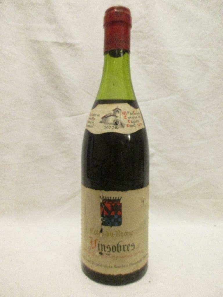 vinsobres cave du prieuré (b3) rouge 1970 - rhône france