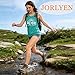 Jorlyen Women Hiking Camping Tank Tops Workout Shirts Hike More Worry Less Summer Tee Climbing Outdoor Activewear Letter Printed Tee Casual Sleeveless, Aqua M