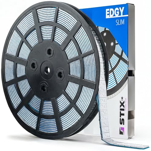 Stix Poids Adhésifs sur Rouleau 6KG 1200x5g Zingués pour Jantes Aluminium, Solution d’Équilibrage de Pneus