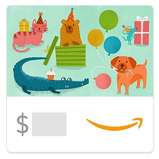 Amazon eGift Card - Birthday Party Animals