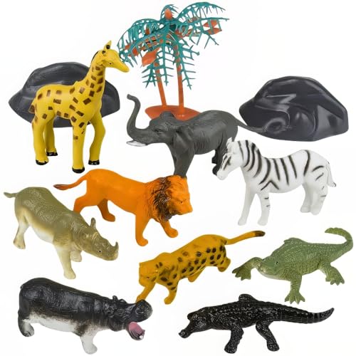Rhode Island Novelty 12PC Safari MESH Bag Play Set