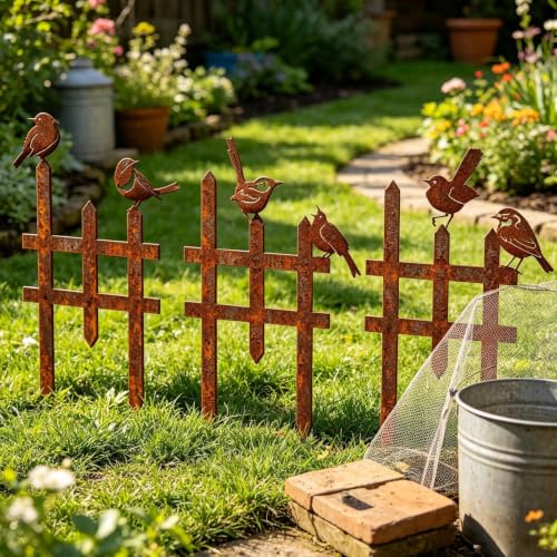 Clôture d'insertion de sol résistante aux intempéries mini bordure de cour durable