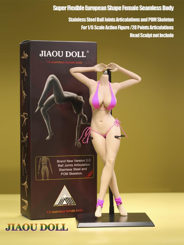 Amazon.com: 1/6 Scale Female Body, 12inch Super Flexible