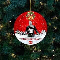 Girl Hockey Player Red Merry Puckmas