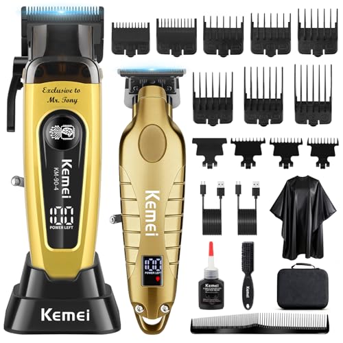 Tondeuse à cheveux et barbe rechargeable USB KEMEI pour finir les pannes de batterie en voyage