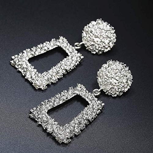 Troflink Pendientes recortados, exquisitos Pendientes Elegantes Pendientes Rosas Pendientes pétalos Plata