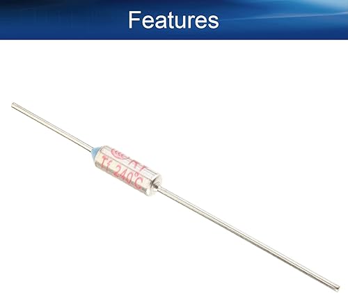 Miniatura 6 de Heyiarbeit 10A 250V Circuito Corte Cortes de Temperatura Fusible 192 Celsius Fusible Térmico para Soplador Termoeléctrico Eléctrico Microondas